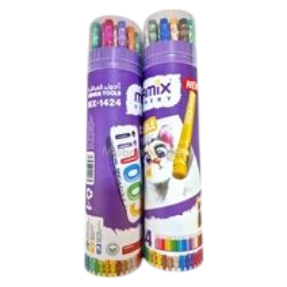 CRAYON COULEUR DE 12 GM EFFACABLE 1412 MONAMIX - الصورة 2