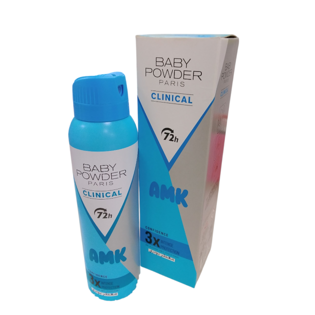 DEODORANT BABY POWDER CLINICAL 150ML