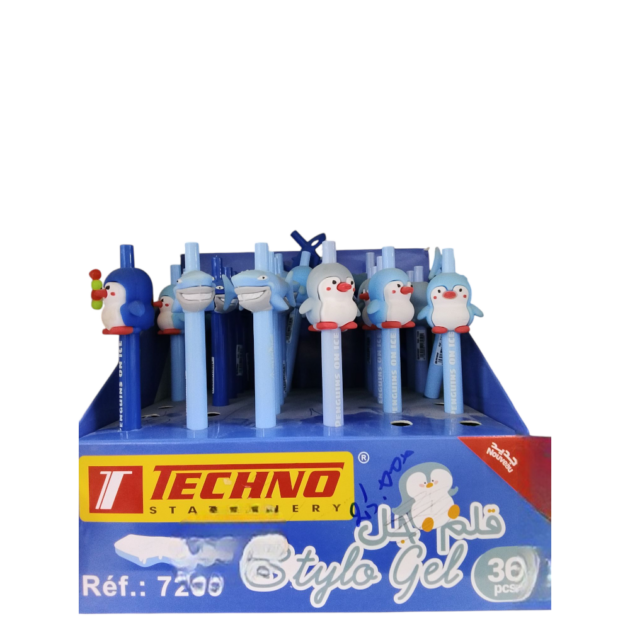 STYLO GEL FANTAISIE TECHNO