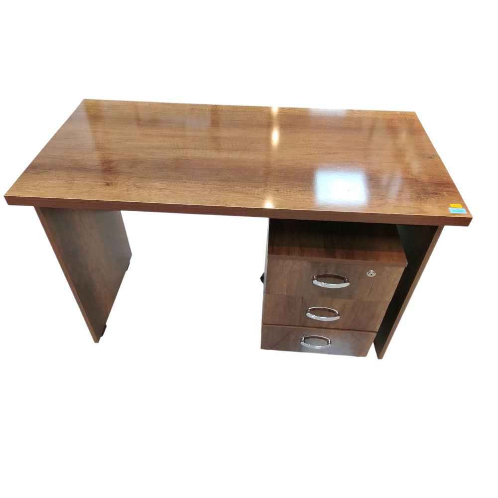 BUREAU 1.20M 02 TIROIRES MELAMINE RE1012 - الصورة 3