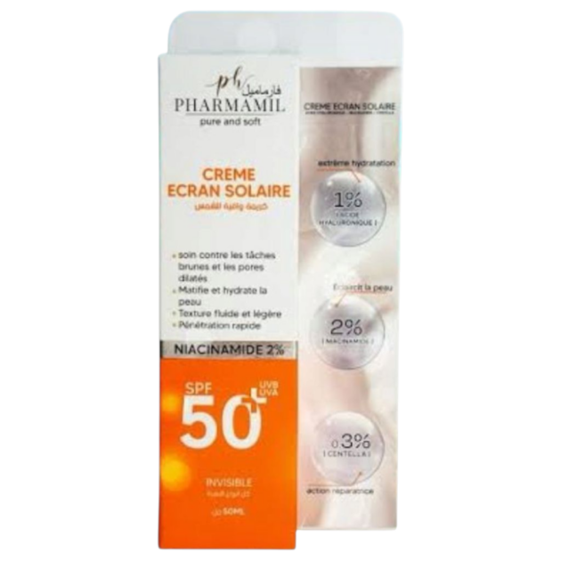 CREME ECRAN SOLAIRE PHARMAMIL 50ML