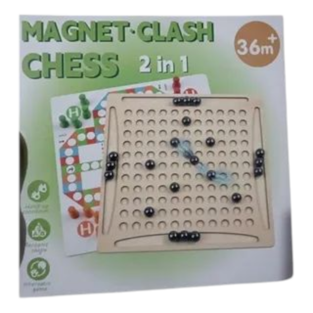 JEUX MAGHNETIC CHESS 2IN1