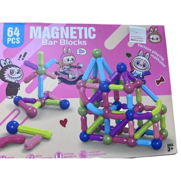 JEUX MAGNETIC 64PCS