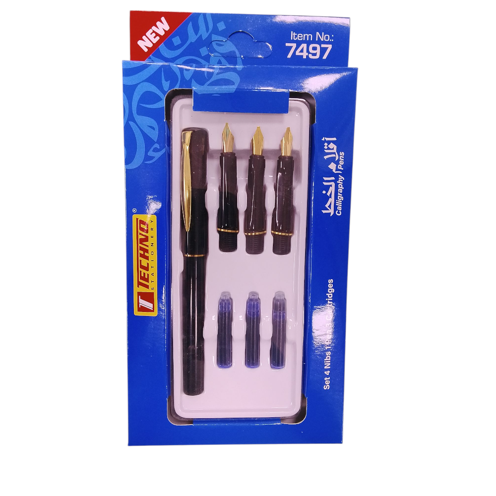 STYLO A PLUME 4 PCS REF:7497 - الصورة 2