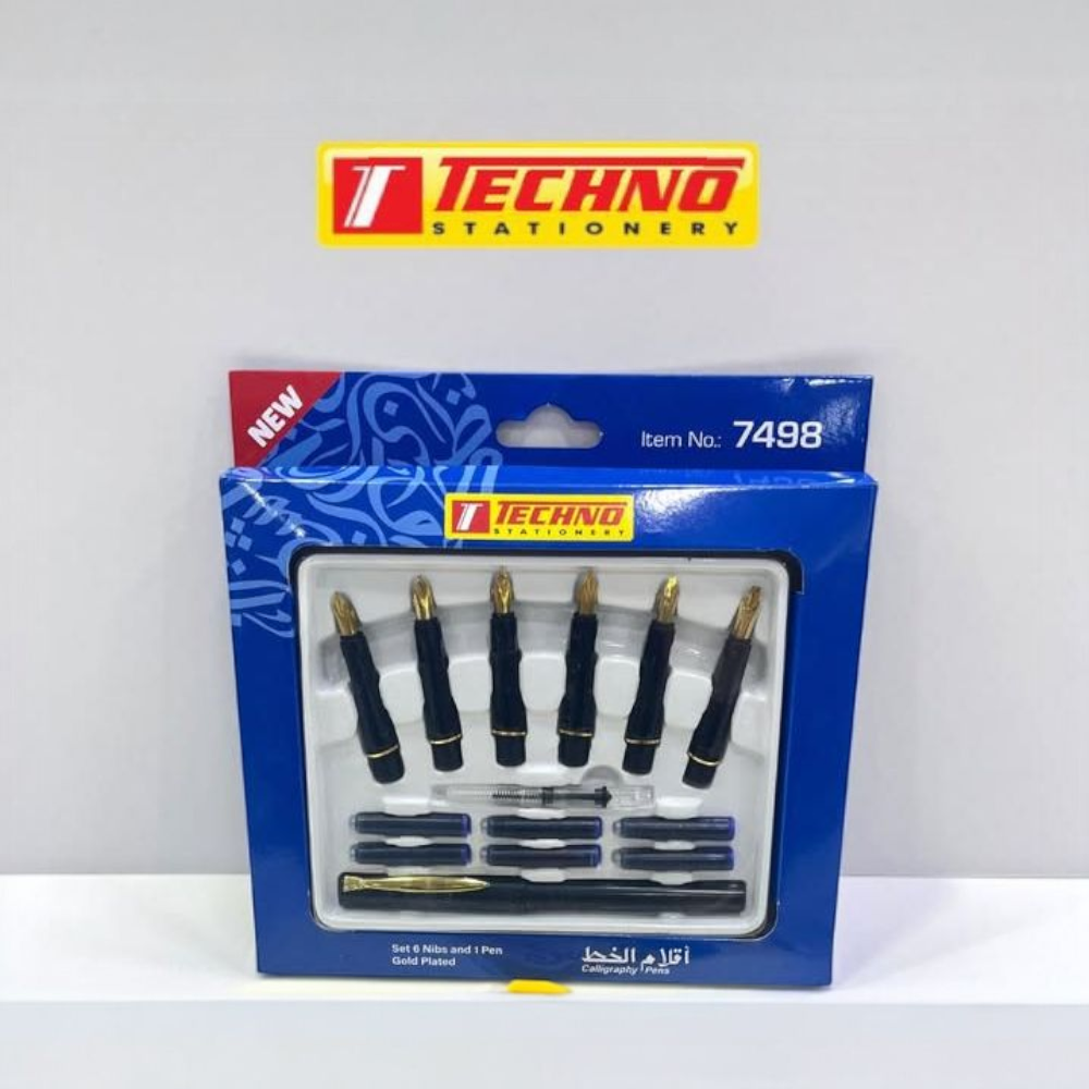 STYLO A PLUME 8 PCS TECHNO REF:7498