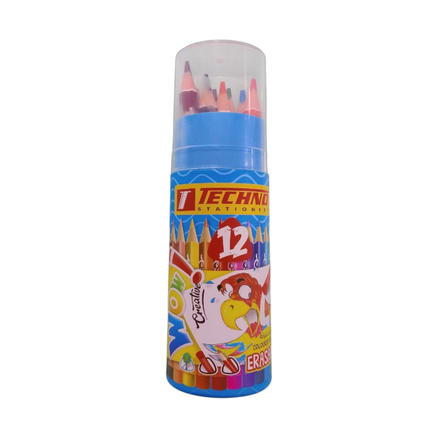 COLOURED PENCILS ERASABLE TECHNO 7329