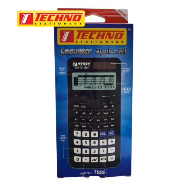 CALCULATRICE SCIENTIFIC TECHNO 7888