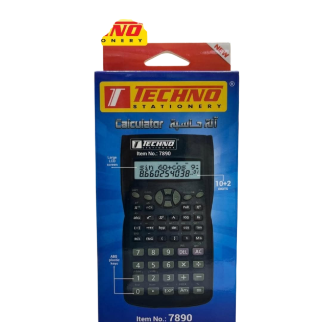 CALCULATRICE SCIENTIFIC TECHNO 7890