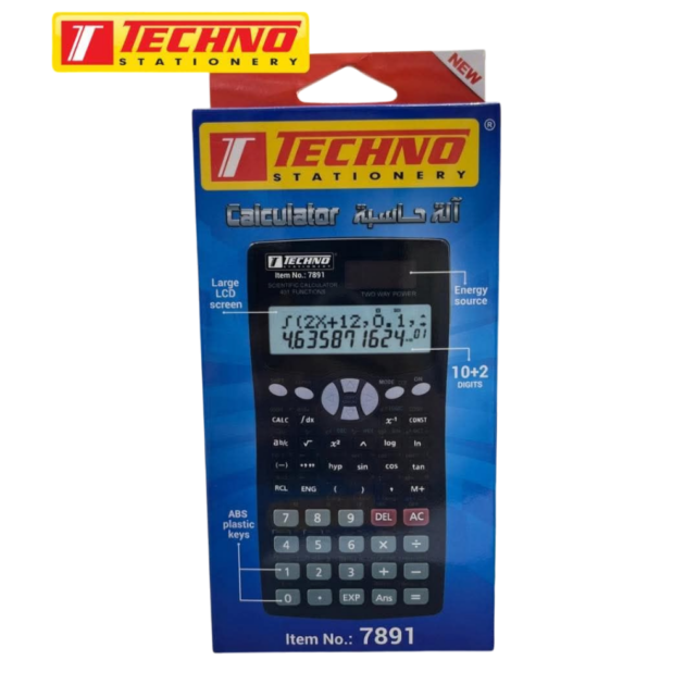 CALCULATRICE SCIENTIFIC TECHNO 7891