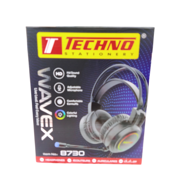 CASQUE RGB WAVEX NOIR TECHNO 8730