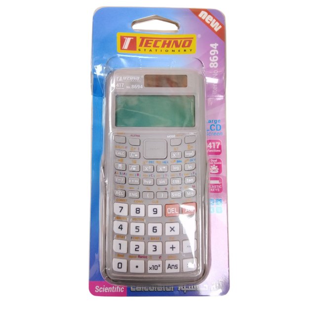 CALCULATRICE SCIENTIFIC TECHNO 417F REF:8694