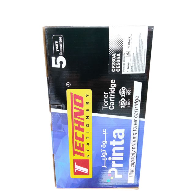 TONER CF280A/CE505A TECHNO 6627